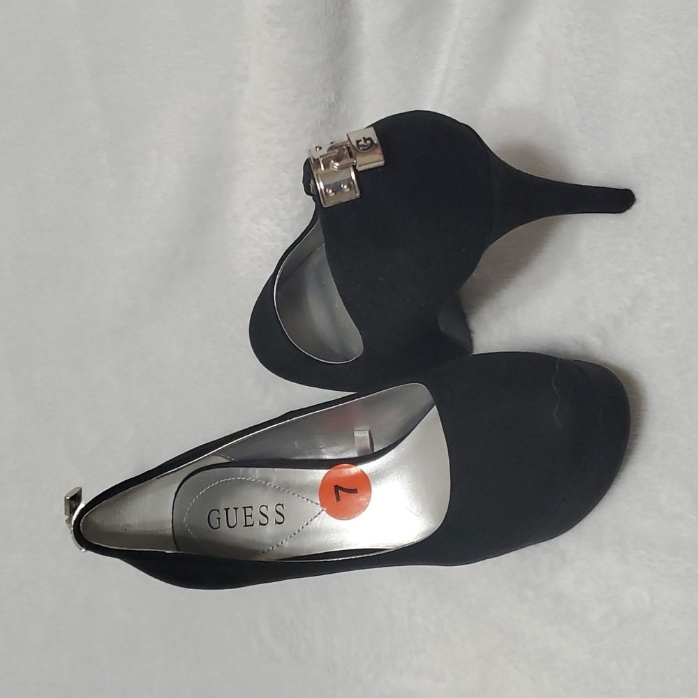 GUESS Heel Shoes 7 black ( Ss6 )